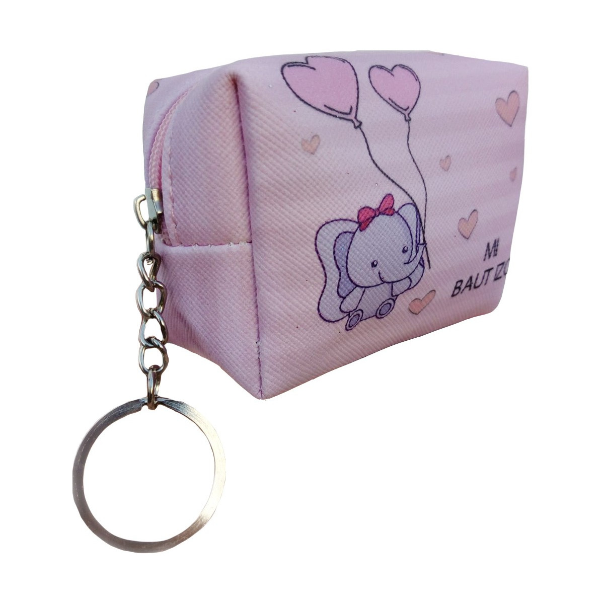 Porte-clés porte-monnaie baptême