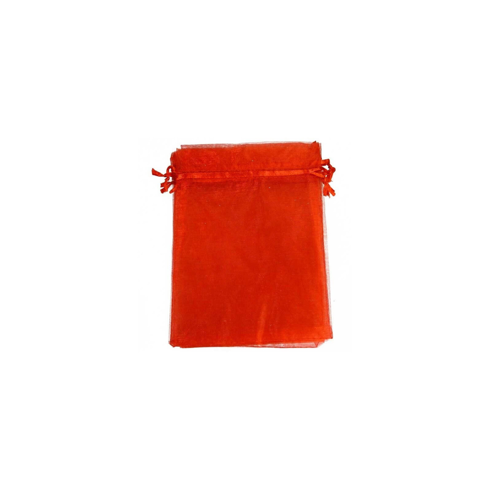 Sac en organza rouge 9 x 15