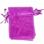 Sachet en organza violet 7 x 10