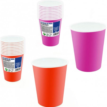 Pack de verres jetables pour fêtes