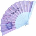 éventails de baptême détails personnalisés
