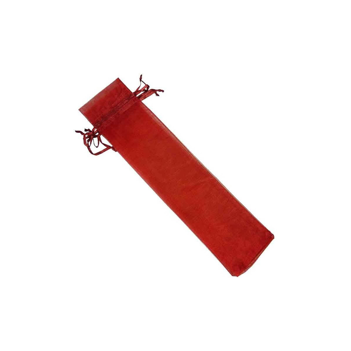 Sac en organza 30x7 cm bordeaux