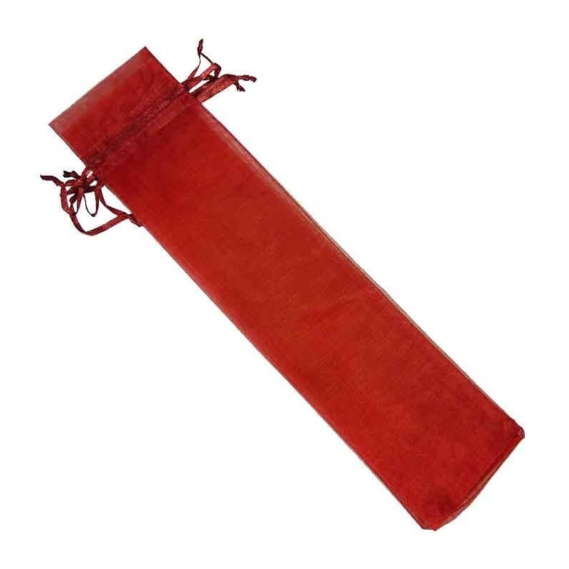 Sac en organza 30x7 cm bordeaux