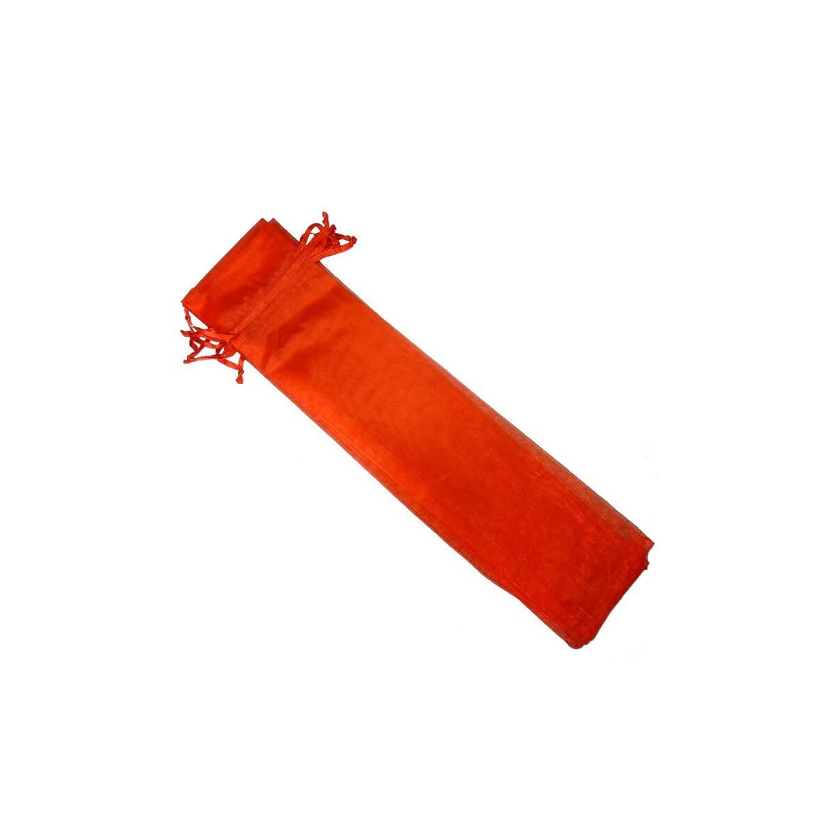 Sachet organza rouge 30x7 cm