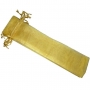 Sac en organza 30x7 cm doré