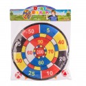 Cible en velcro avec 2 balles
