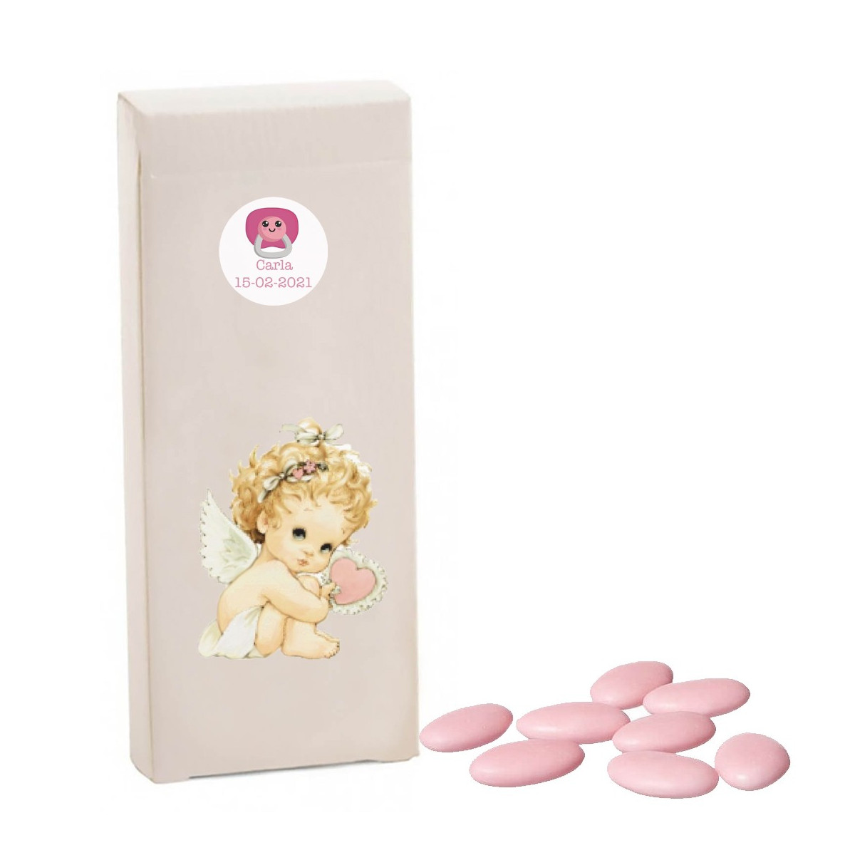 Boîte à bonbons pour le baptême