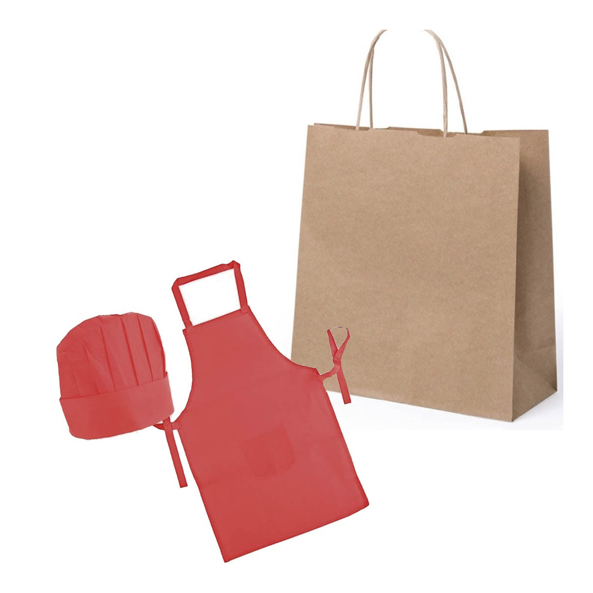 Tablier enfant avec sac