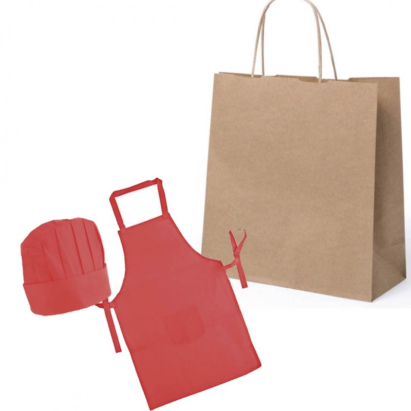 Tablier enfant avec sac
