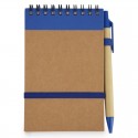 Cahier avec stylo et anniversaire adhésif