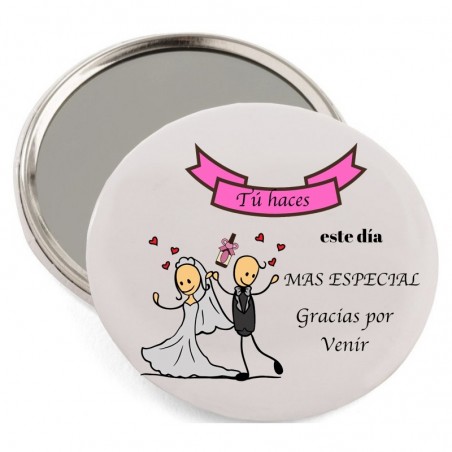 Coffret cadeau de mariage avec miroir sac à main et sac