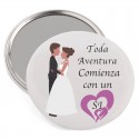 Cadeau de mariage spécial pour les filles miroir sac à main dans un sac