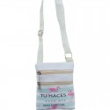 Sac et portefeuille design flamant rose avec phrases