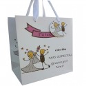 Set cadeau de mariage porte-monnaie miroir et sac personnalisé