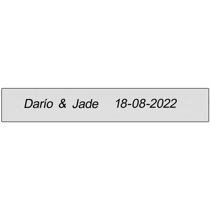 Autocollant Transparent Rectangulaire Pour Les Noms Et Les Dates Autocollant Transparent Rectangulaire Pour Les Noms Et Les Dates