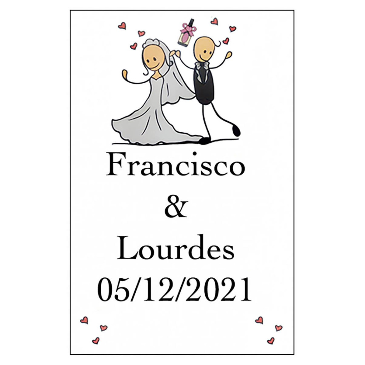 Autocollant tu fais ce grand jour personnalisé mariage