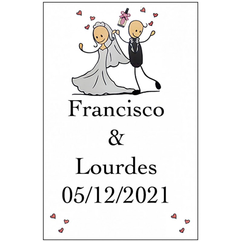 Autocollant tu fais ce grand jour personnalisé mariage