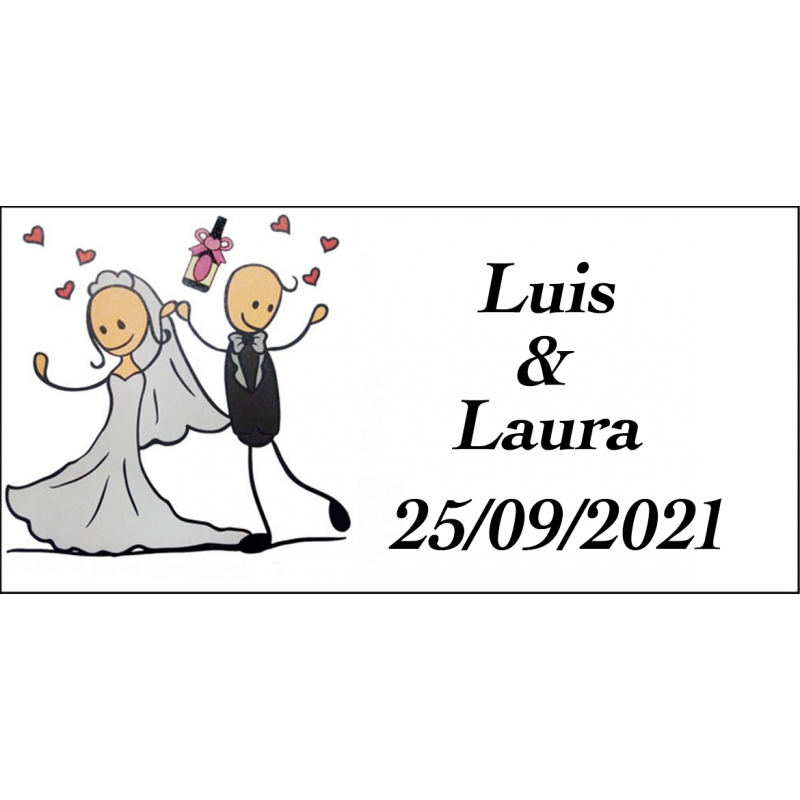 Adhésif Que Vous Faites Ce Jour Personnalisé Pour Les Mariages