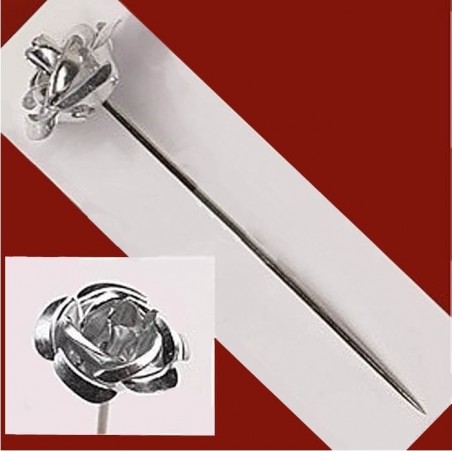 Broche En Forme De Fleur Avec Bouchon