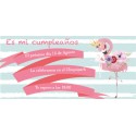 Invitation flamenco personnalisée pour un anniversaire