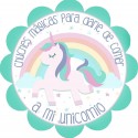 Autocollant de licorne