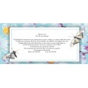 Invitations de mariage personnalisées par papillon