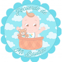 Autocollant de baptême de garçon
