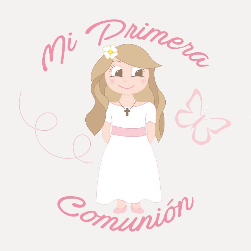 Adhésif fille communion