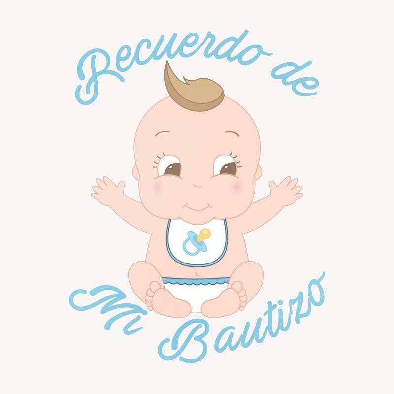 Adhésif baptême garçon