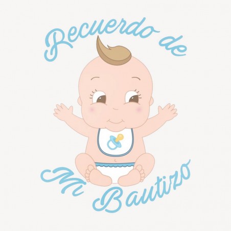 Baptême Autocollant Garçon
