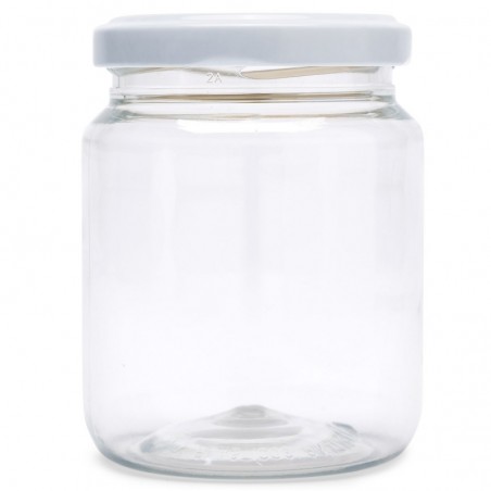 Bouteille en plastique personnalisée avec de doux nuages pour le baptême