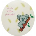 Marqueur de couleur koala avec crayon et sac en organza assortis