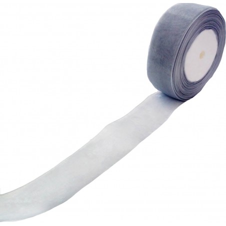 Ruban Organza Argent