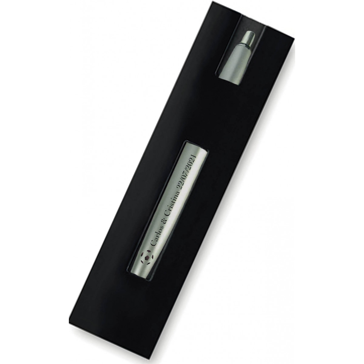 Stylo avec étui en carton personnalisé pour les invités