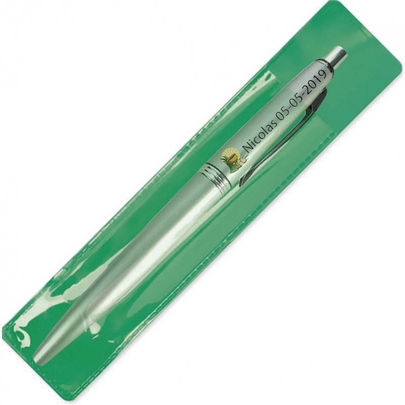 Stylo à Bille Avec Autocollant De Communion Personnalisé Et Couvercle Stylo à Bille Avec Autocollant De Communion Personnalisé Et Couvercle