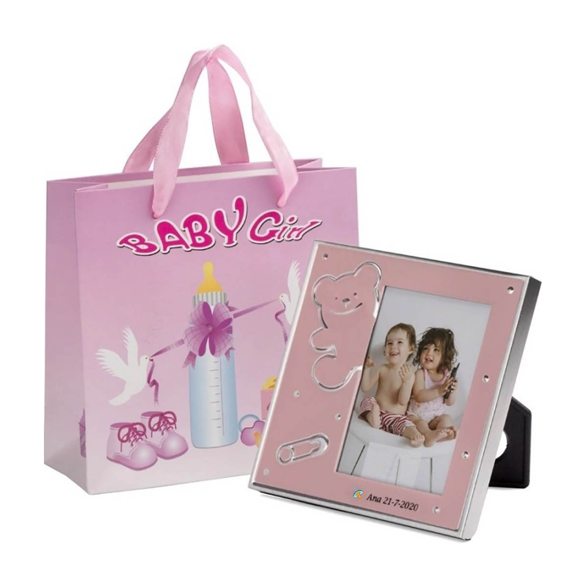 Cadre photo bébé fille