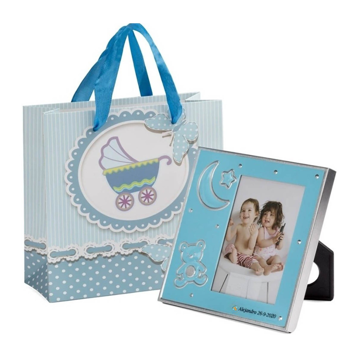 Cadre photo personnalisé cadeau de baptême