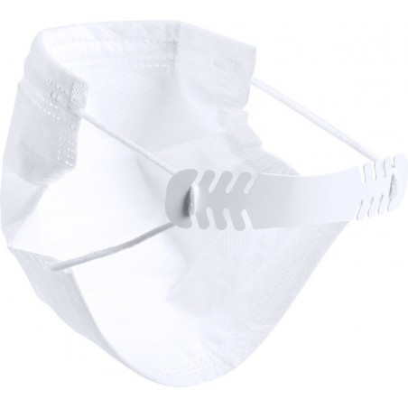 Ajusteur flexible en PVC blanc pour masques