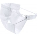Ajusteur flexible en PVC blanc pour masques