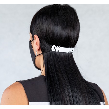 Ajusteur flexible en PVC blanc pour masques