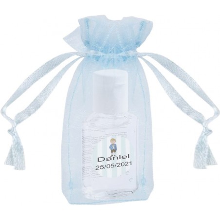 Gel Hydroalcoolique Personnalisé Pour Communion Avec Sac