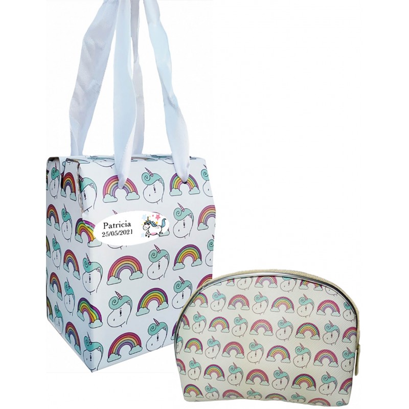 Portefeuille licorne personnalisé avec boîte