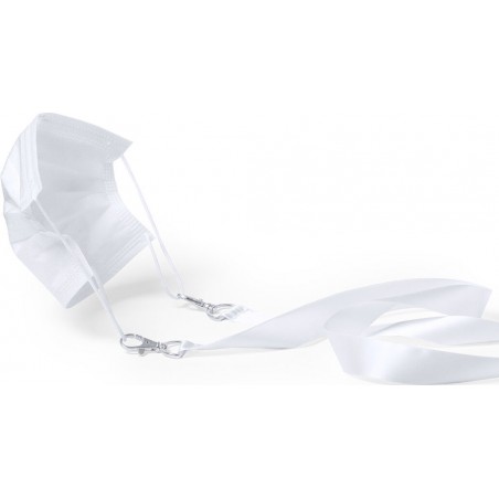Bande De Support De Masque En Polyester Blanc