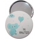 Gel hydroalcoolique personnalisé et miroir avec phrase dans la boîte