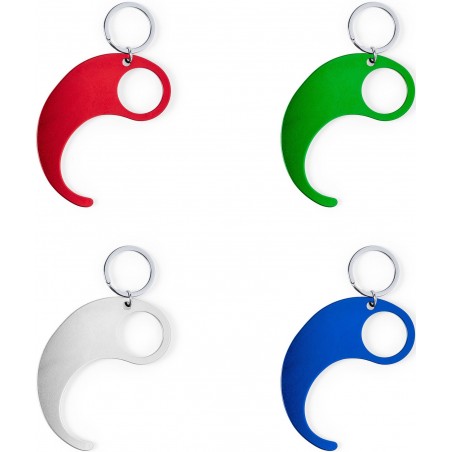 Porte Clés En Aluminium Anti Contact Hygiénique D'origine
