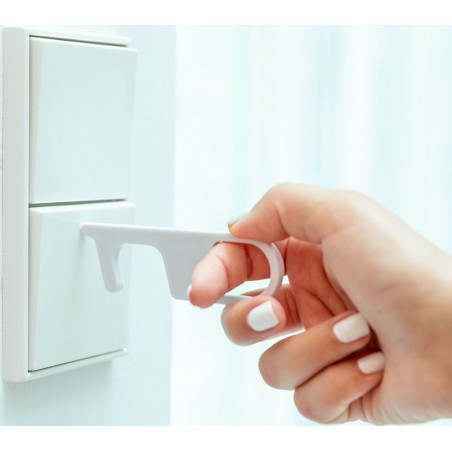 Porte clés anti contact antibactérien polyvalent hygiénique
