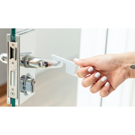 Porte clés anti contact antibactérien polyvalent hygiénique