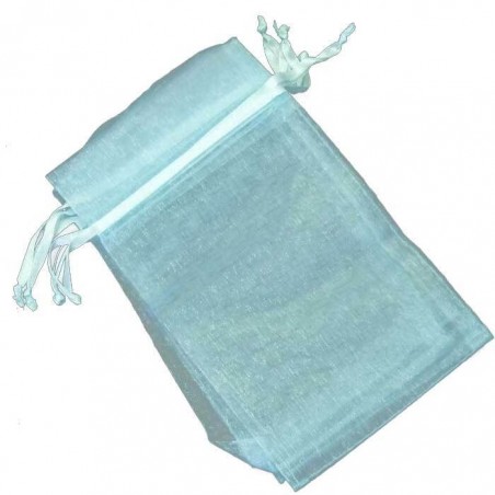 Ouvre-bouteille blanc pour communion dans un sac en organza
