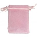 Gel hydroalcoolique personnalisé avec autocollant de communion dans un sachet en organza