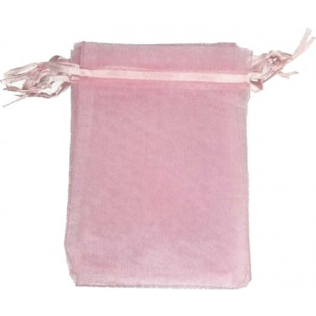 Gel hydroalcoolique personnalisé avec autocollant de communion dans un sachet en organza